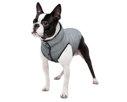 Курточка для собак WAUDOG Clothes світловідбивна XS 30  B 43-46 см, С 27-30 см							