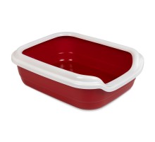 Туалет для котов и кошек Comfort L 49*39*15 см бордо Природа