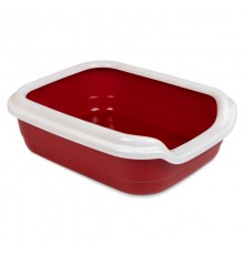 Туалет для котів та кішок 49х39х15 бордо Comfort