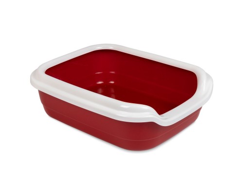 Туалет для котів та кішок 49х39х15 бордо Comfort