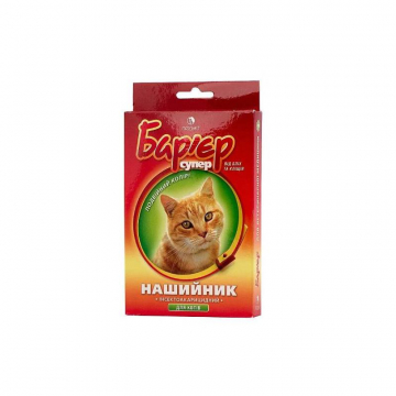 Барьер супер ошейник инсектоакарицидный для котов (красный + желтый) Продукт