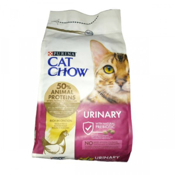 Сухий корм для дорослих кішок Purina Cat Chow Urinary для підтримки здоров'я сечовивідної системи з куркою 1.5 кг