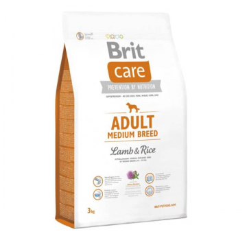 Корм для собак Бріт вагою до 10кг Brit Care Adult Small Breed Lamb and Rice 1кг