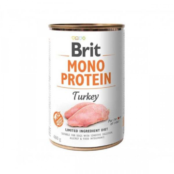 Корм для собак Бріт Brit Mono Protein Dog k з індичкой 400г