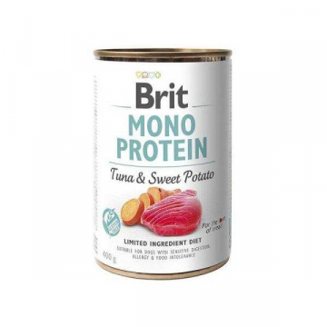Корм для собак Бріт Brit Mono Protein Dog k з тунцем та бататом 400г