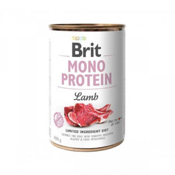 Корм для собак Бріт Brit Mono Protein Dog k з ягням 400г
