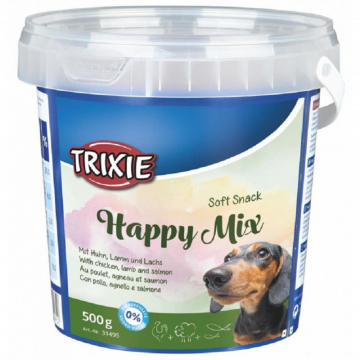 Витаминное лакомство для собак Happy Mix Trixie пластиковое ведро 500 г ассорти