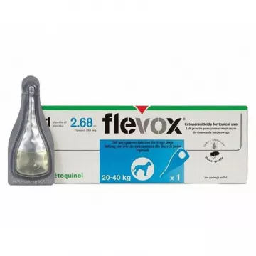 Капли Флевокс Fipronil для cобак 20-40 кг 268 мг №1 Vetoquinol