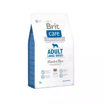 Корм для собак Брит весом от 25 кг Brit Care Adult Large Breed Lamb and Rice 3кг