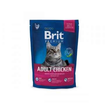 Корм для взрослых котов Брит с курицей Brit Premium Cat Adult Chicken 1.5кг