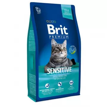 Корм для котов Брит c чувствительным пищеварением Brit Premium Cat Sensitive 1.5кг