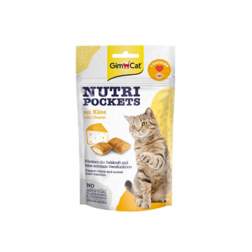 Ласощі для котів Nutri Pockets Котяча сир та таурин 60г G-419329/400716