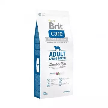 Корм для собак Бріт вагою від 25кг Brit Care Adult Large Breed Lamb and Rice 12кг ЦІНА за 1кг