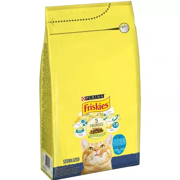 Сухий корм для стерилізованих котів Friskies з лососем та овочами 1 кг Purina