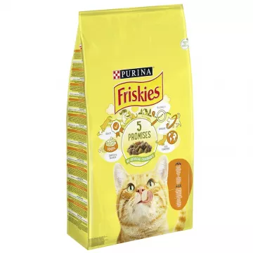 Сухой корм для котов Friskies с курицей и овощами 1 кг Purina