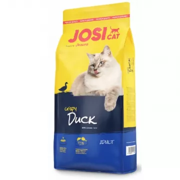 Сухой корм для взрослых котов Josi Cat Crispy Duck утка с рыбой 1 кг Josera