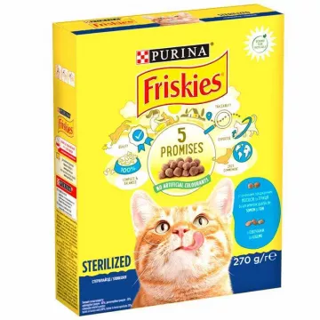 Сухой корм для стерилизованых котов Friskies Sterilized Cats с лососем тунцом и овощами 270 г Purina