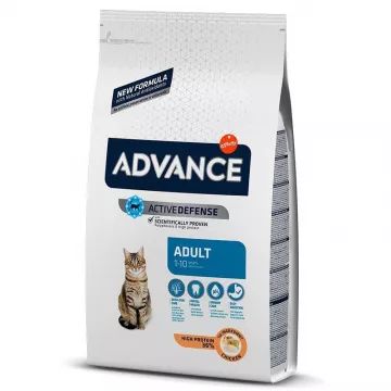 Сухой корм для котов  Cat Adult Chiсken and Rice для взрослых с курицей и рисом 1 кг Advance