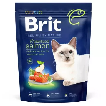 Сухой корм для кошек Cat Adult Salmon с лососем 1,5 кг Brit Premium