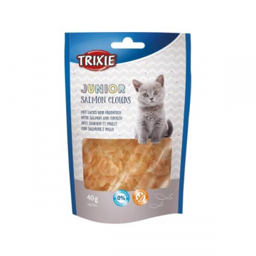 Лакомство для котят Trixie Junior Salmon Clouds лосось курица 40g