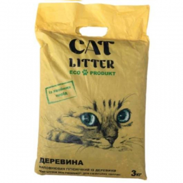 Наполнитель CAT LITTER  древесный 3кг №5 8572