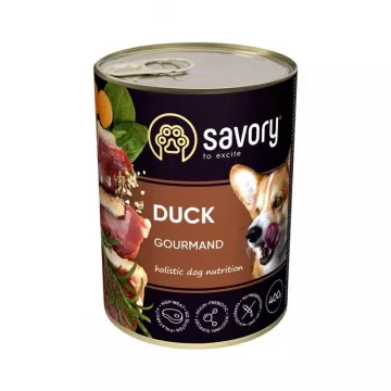 Корм д/соб Савори SAVORY Adult Duck консерви з качкой 400г