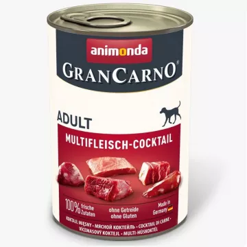 Корм дсобак Амонд GranCarno Adult Multi Meat Cocktail консервы мульмясной коктель 800гAM-82739