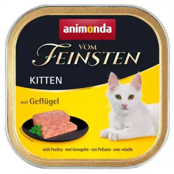 Корм д/кошенят Амонд Vom Feinsten Kitten with Poultry консервований  з птицею 100 г арт.AM-83221