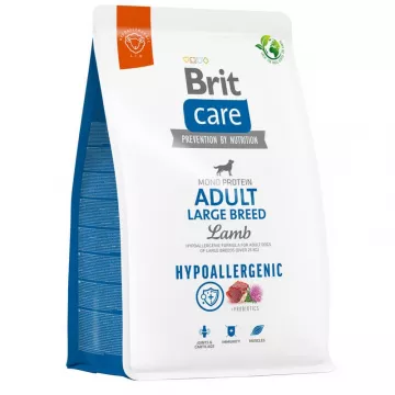 Корм для соб Брит весом от 25 кг Гипоаллергенный Adult Large Breed 12 кг Brit Care ягненок Весовой цена за 1 кг