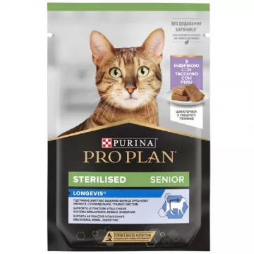 Корм д/кот Проплан Proplan Стерил. 7+ инд.пауч 75г