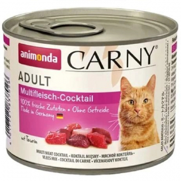 Корм д/кот Амонд Carny Adult Multi Meat Cocktail  консервы мультимясной коктель 200гAM-83702