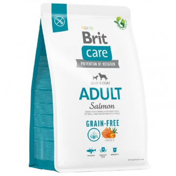 Корм д/соб Брит взрослых Brit Care Грейн-Фри эдалт лосось 12кг/17198/558834