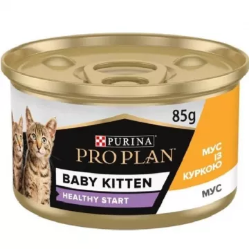 Корм д/котят беби  Проплан Proplan Деликат Delicate мус курка консерва 85 г24уп