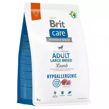 Корм д/соб Брит Brit Care Adult Large Breed весом от 25 кг Гипоаллергенный ягненок 3 кг 172221/559084