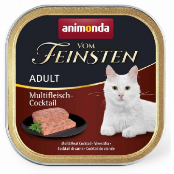 Корм д/кот Амонд Vom Feinsten Adult Multi Meal Coctail  консеврва мультимясной коктель 100 г AM-83204