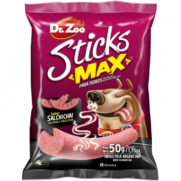 Лакомства для собак Dr. Zoo Sticks max Палочки со вкусом колбаски 50 г