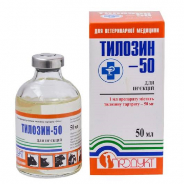 Тілозін-50 Продукт 50 мл