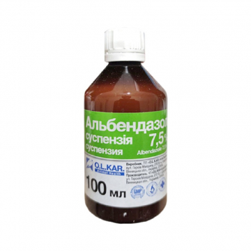 Альбендазол 7,5% суспензія 100 мл O.L.KAR