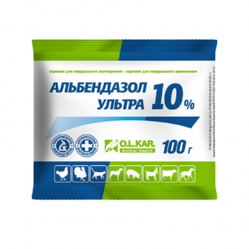 Альбендазол Ультра порошок 10% 100 г O.L.KAR