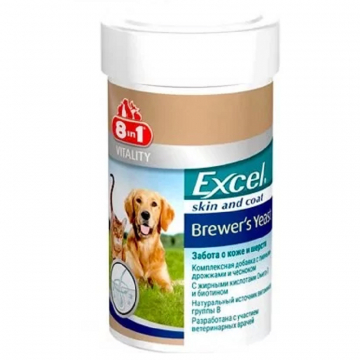 Бреверс Exel 8в1 пивні дріжджі з часником №780 таблетки