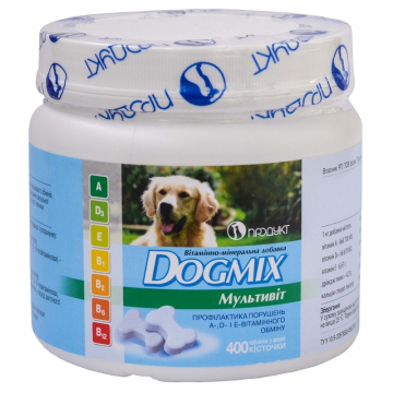 Догмикс витамины для собак мультивит №400 таблеток Продукт
