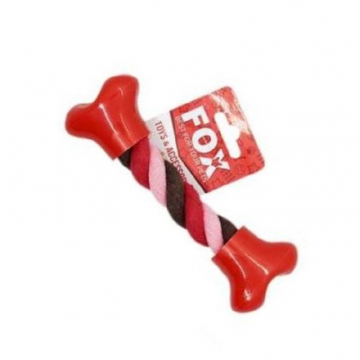 Іграшка для собак Грейфер кольоровий канат-кістка FOX XJ0051
