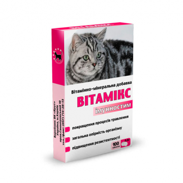 Витамикс 12 для кошек иммуностим №100 Круг