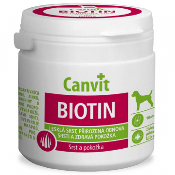 Канвит Canvit Biotin for dogs Биотин для собак 100 таблеток