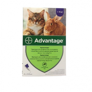 Адвантейдж для кошек от 4 кг 1 пипетка Bayer