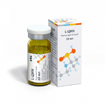 L-цин розчин для ін'єкцій 10 мл БТЛ