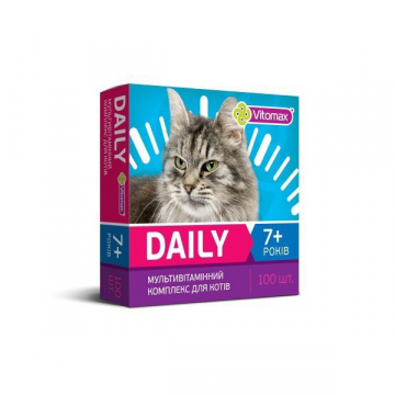 Вітаміни Вітомакс Vitomax Деілі Daily для котів від 7 років 50 г 201654