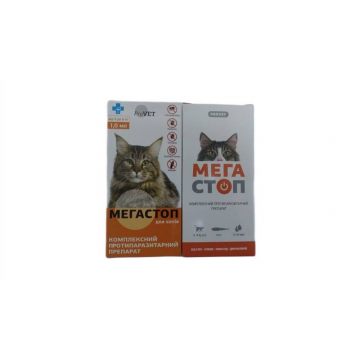 МегаСтоп ProVet капли для кошек 4-8 кг №4*1 мл Природа
