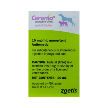 Серені Cerenia протиблювотний засіб для собак і кішок 20 мл Zoetis