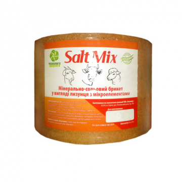 Соль-лизунец Salt Mix с микроэлементами  для животных 5 кг Технологии Здоровья